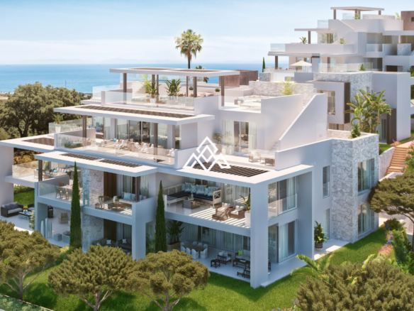 Elegant Ground Floor Apartment with Panoramic Views in Coveted La Mairena