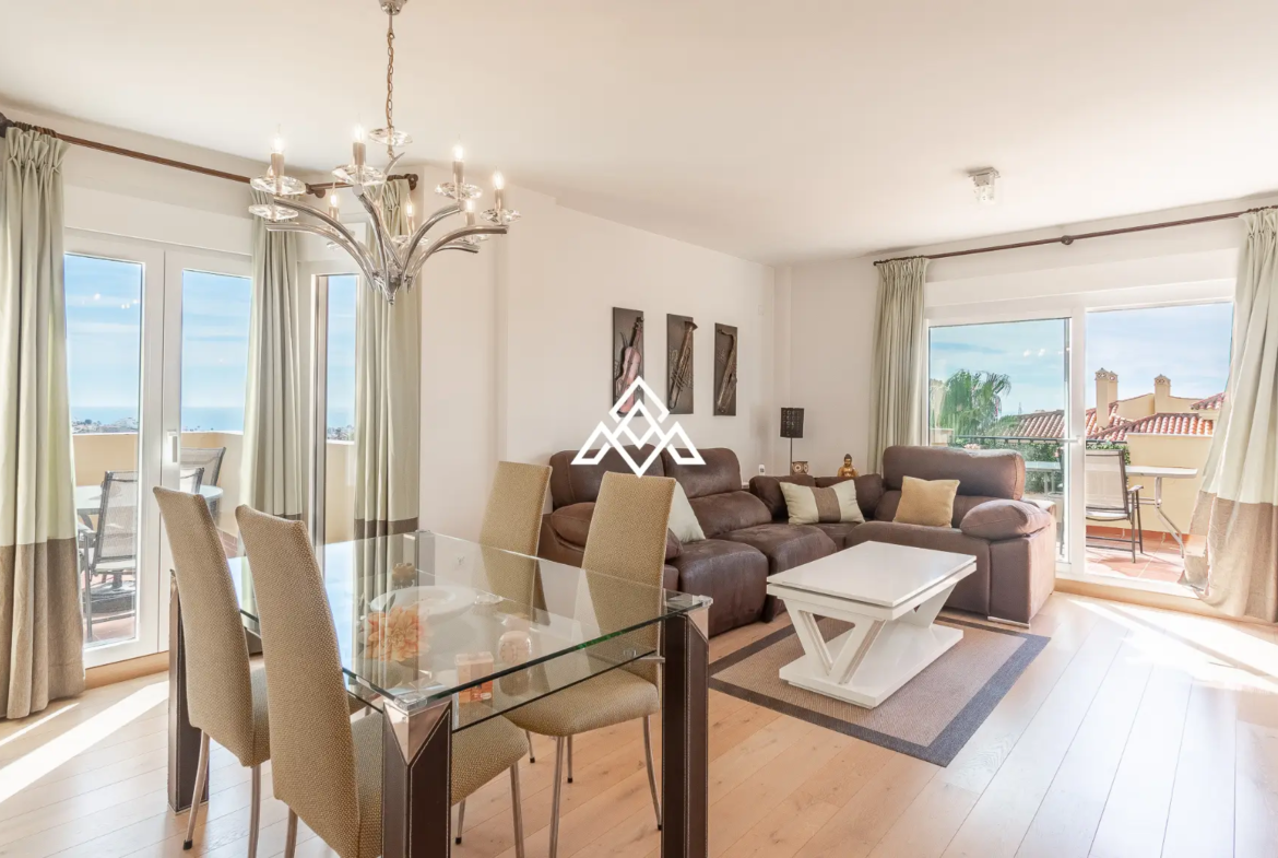 Mijas Penthouse – Terrace with Mediterranean Sea Views