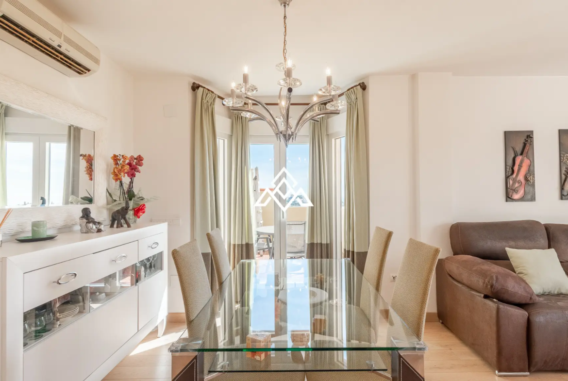Mijas Penthouse – Terrace with Mediterranean Sea Views