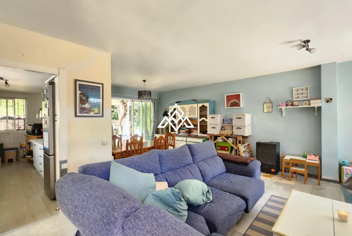 Corner Monte Biarritz townhouse with garden and terraces, near San Pedro