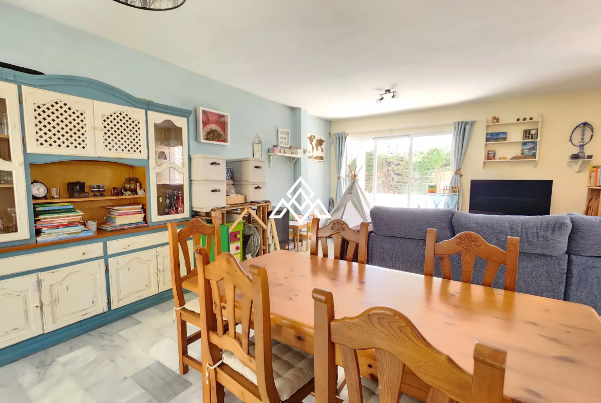 Corner Monte Biarritz townhouse with garden and terraces, near San Pedro