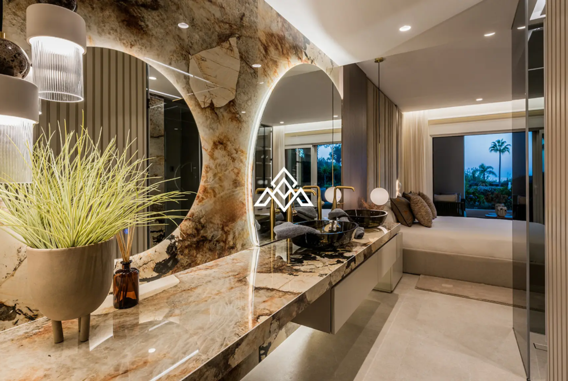 Bahía del Velerín sea-view garden apartment with private terrace and tropical gardens