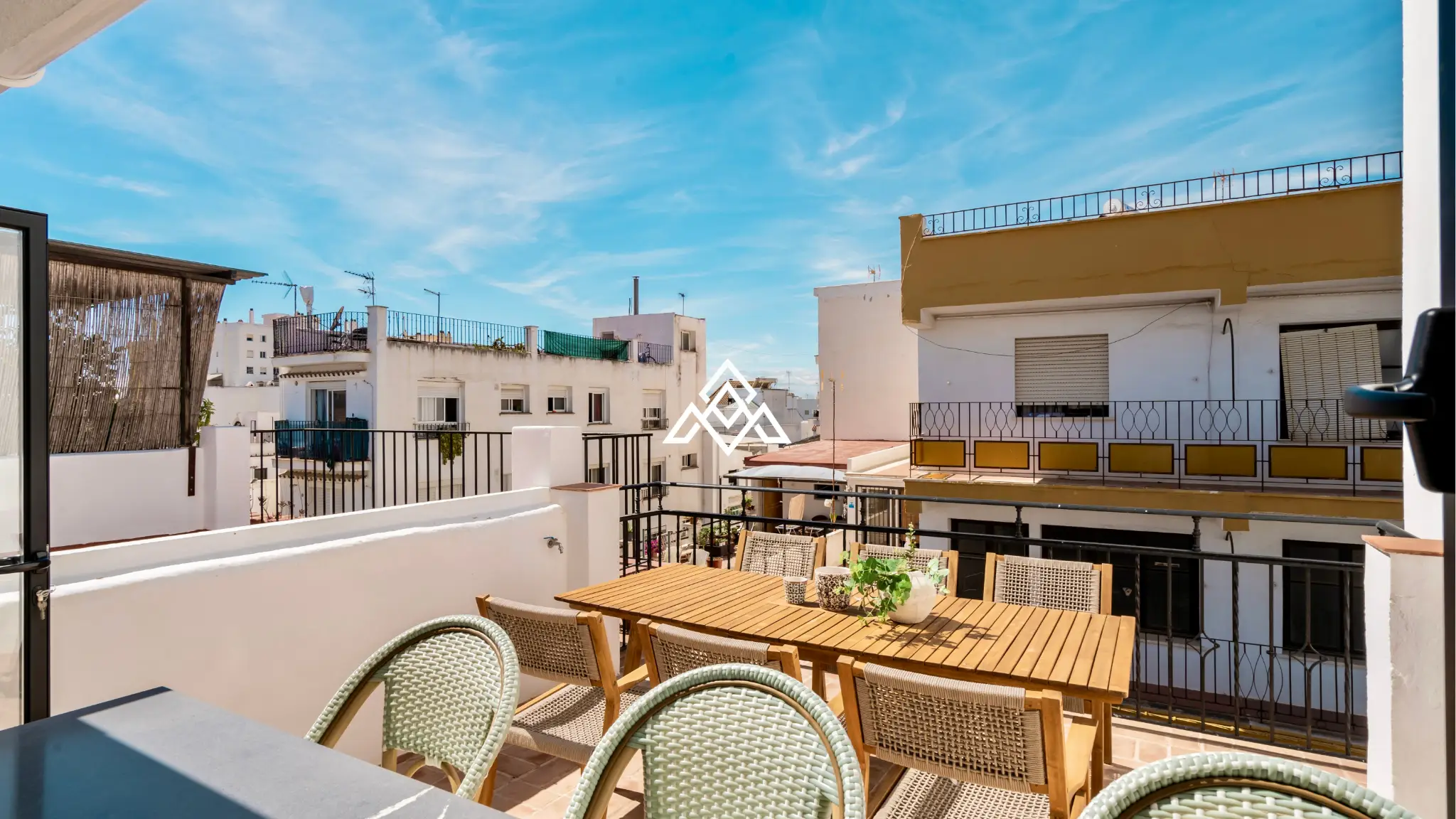 Designer townhouse with rooftop pool and panoramic sea views on Costa del Sol