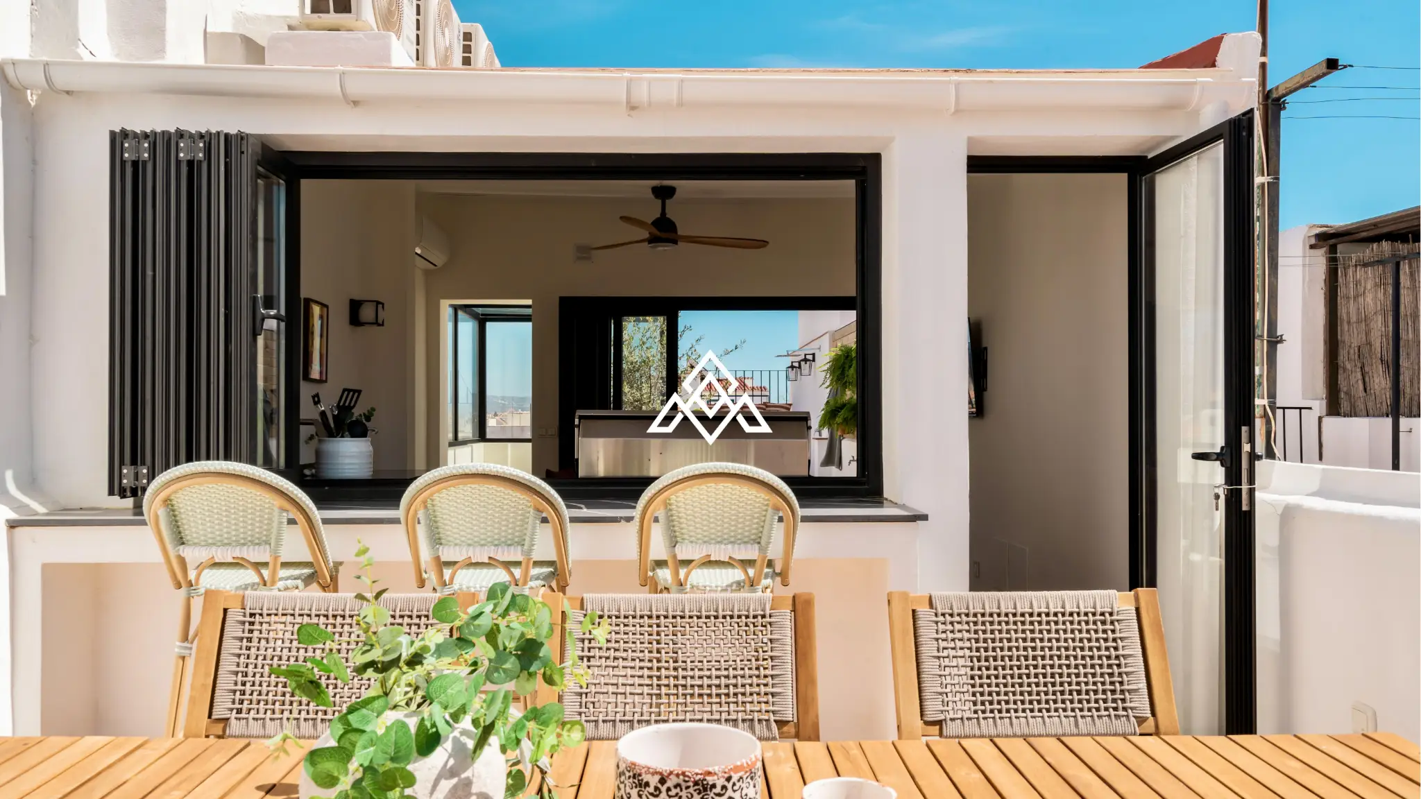 Designer townhouse with rooftop pool and panoramic sea views on Costa del Sol