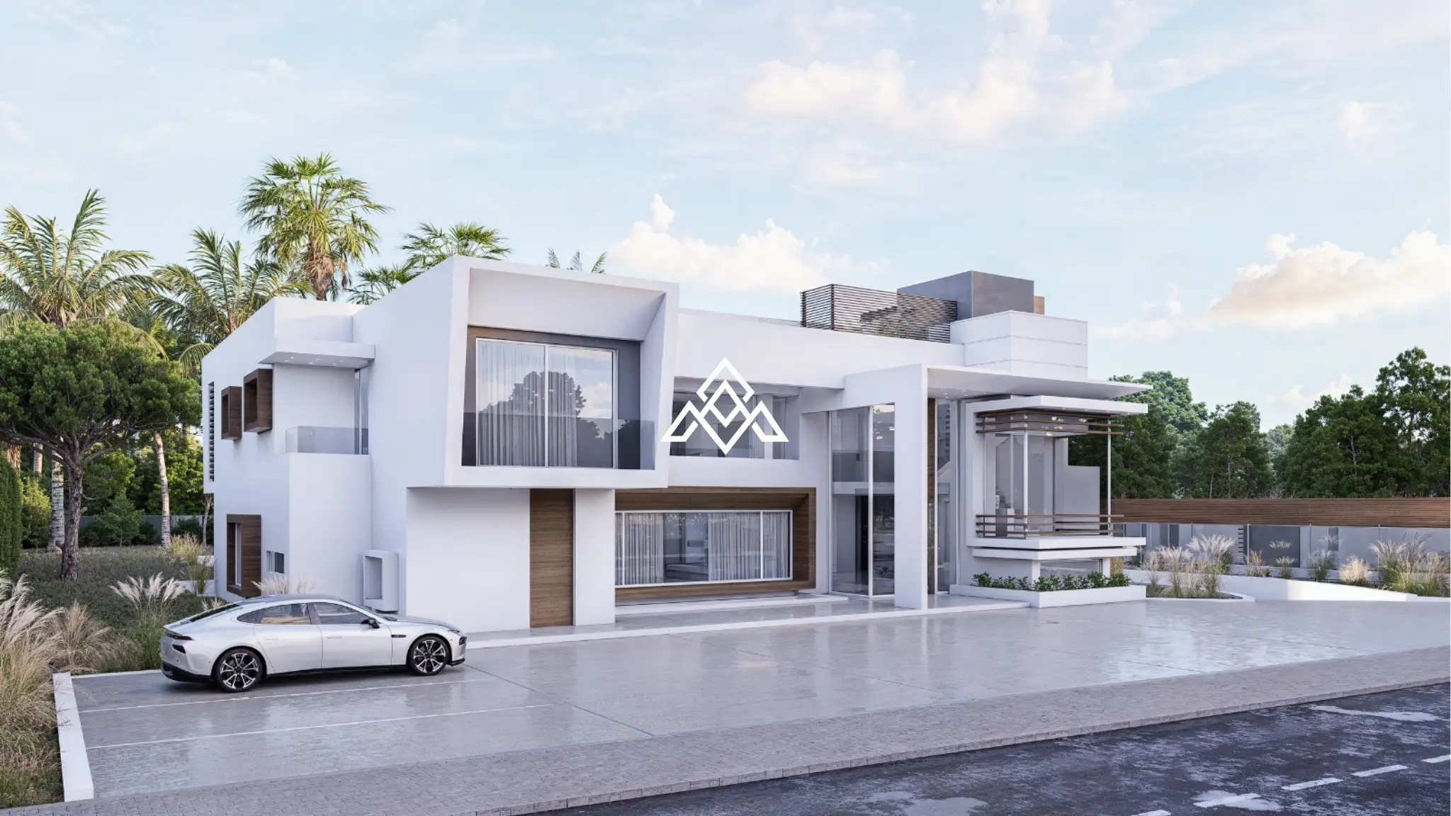 Guadalmina Baja villa under construction with contemporary design and luxury features