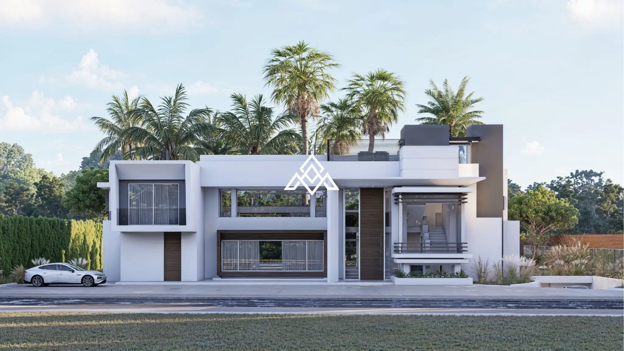 Guadalmina Baja villa under construction with contemporary design and luxury features