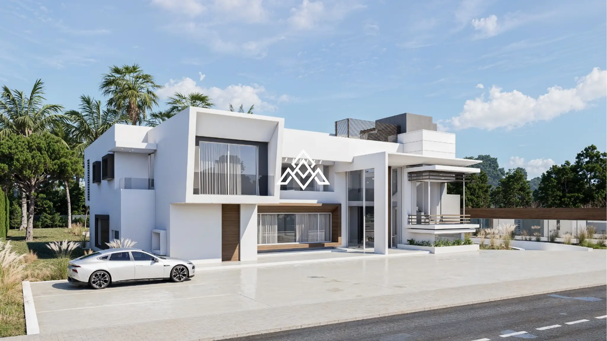Guadalmina Baja villa under construction with contemporary design and luxury features