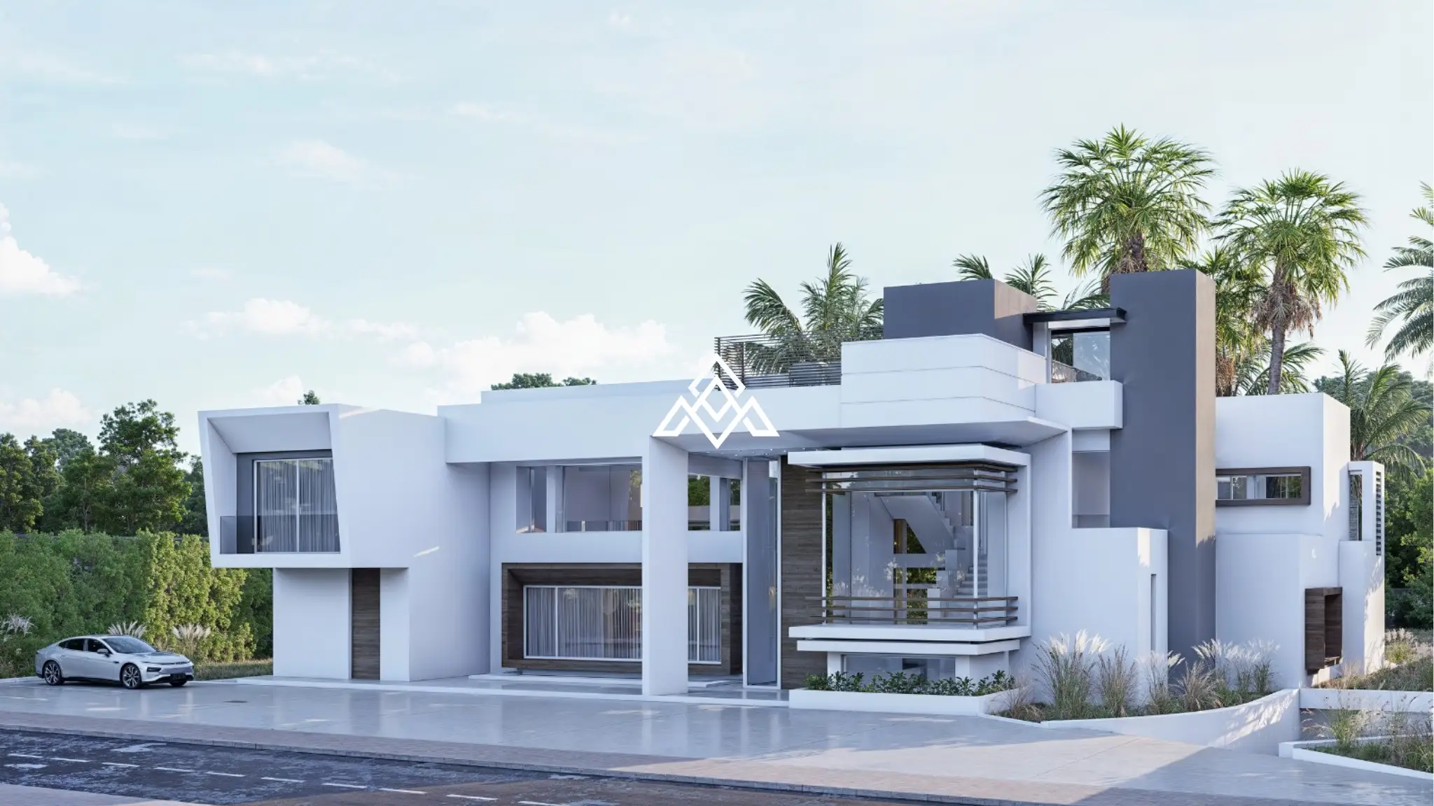 Guadalmina Baja villa under construction with contemporary design and luxury features