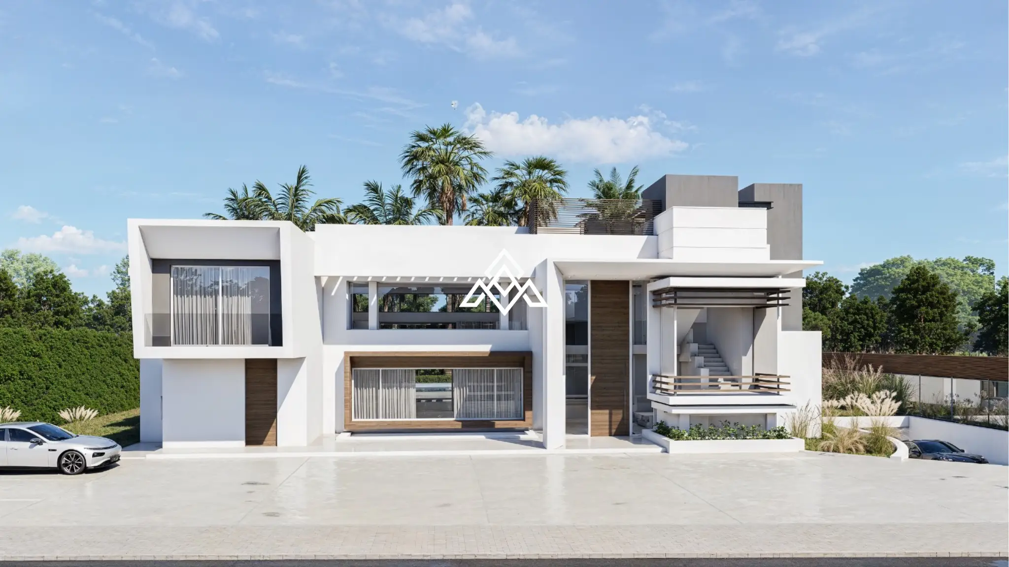 Guadalmina Baja villa under construction with contemporary design and luxury features