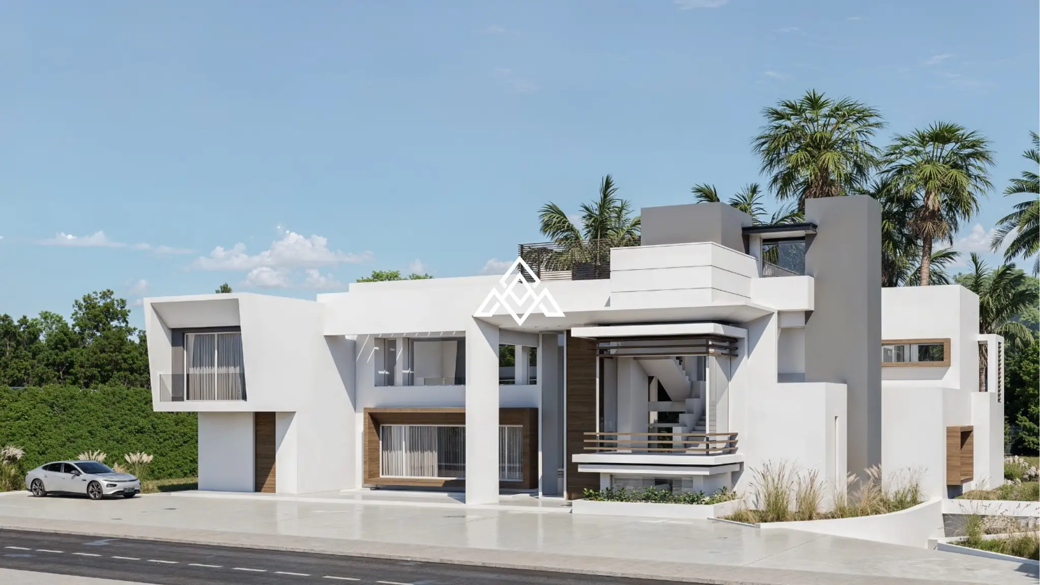 Guadalmina Baja villa under construction with contemporary design and luxury features