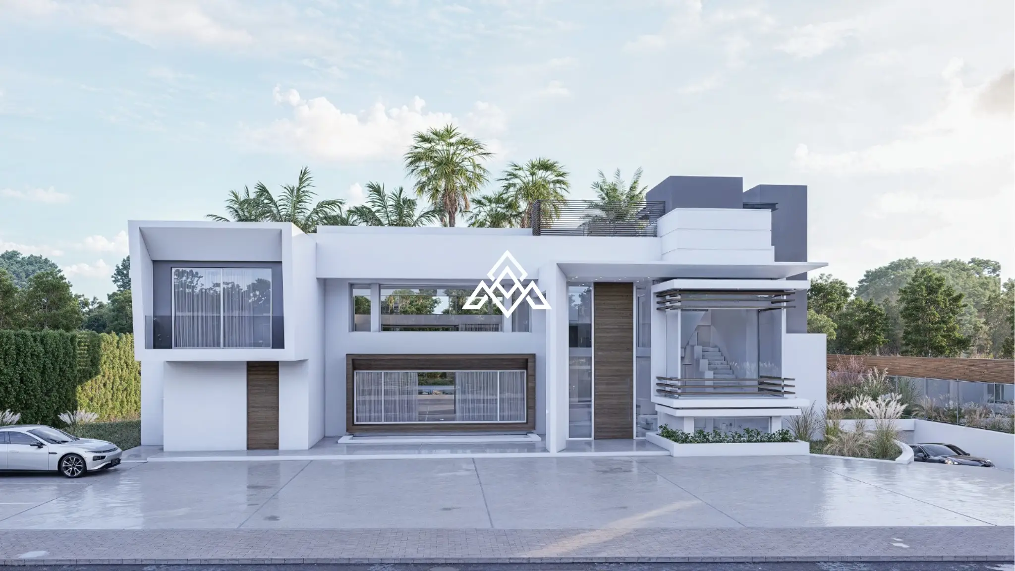 Guadalmina Baja villa under construction with contemporary design and luxury features