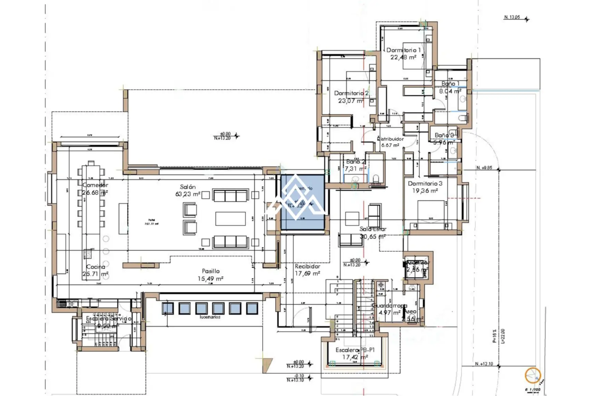Guadalmina Baja villa under construction with contemporary design and luxury features