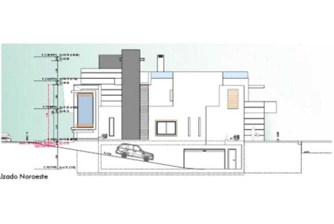 Guadalmina Baja villa under construction with contemporary design and luxury features