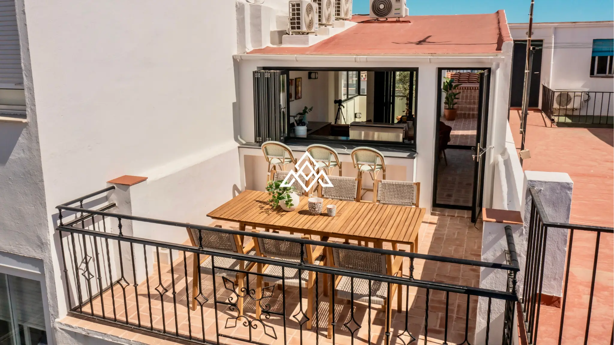 Designer townhouse with rooftop pool and panoramic sea views on Costa del Sol