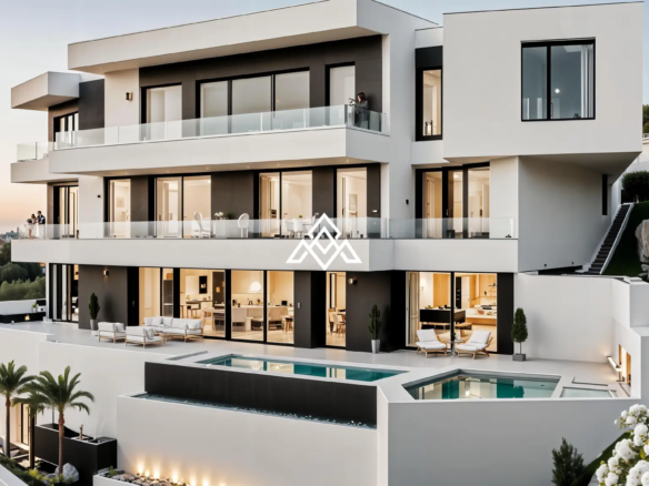 La Cala Golf villa with contemporary architecture and luxury design in Mijas
