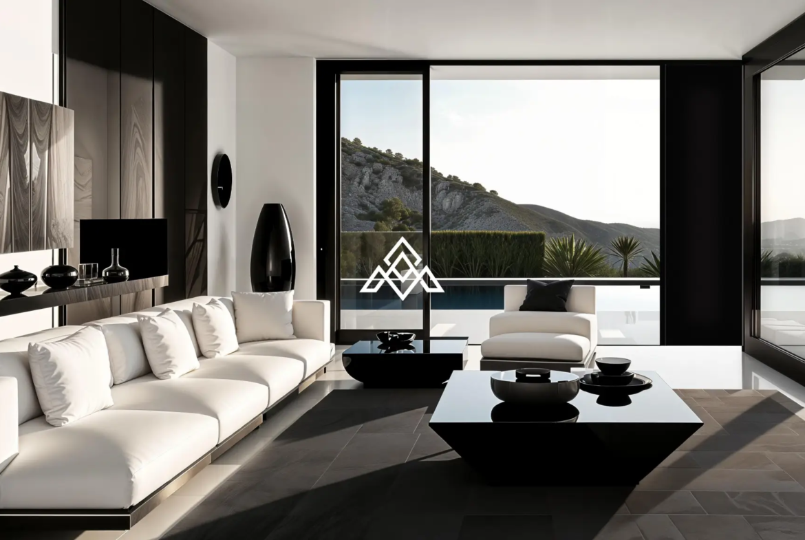 La Cala Golf villa with contemporary architecture and luxury design in Mijas