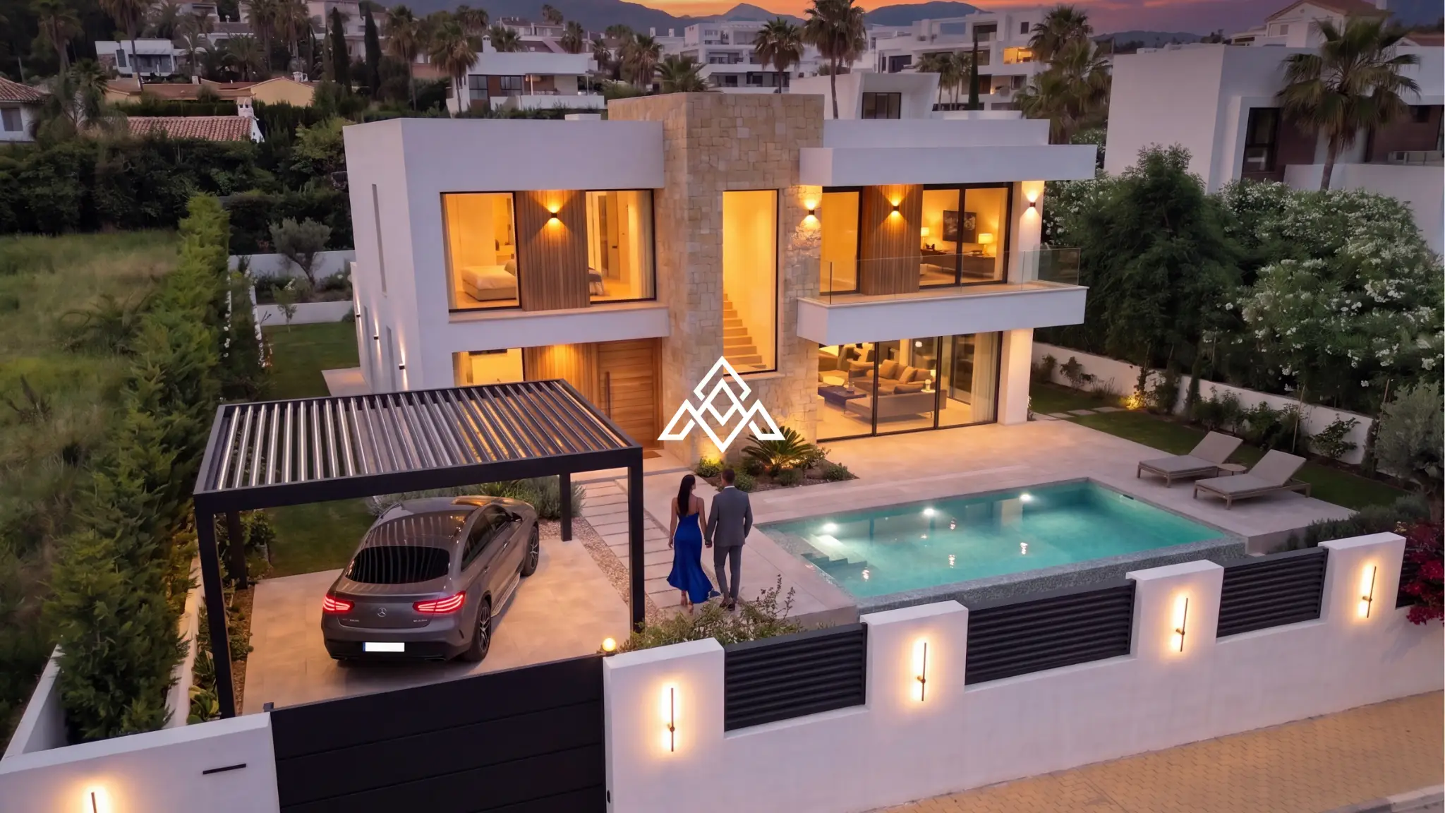 Detached El Paraiso Villa on a large plot near the beach in Estepona. Excellent Spain real estate investment with renovation potential.