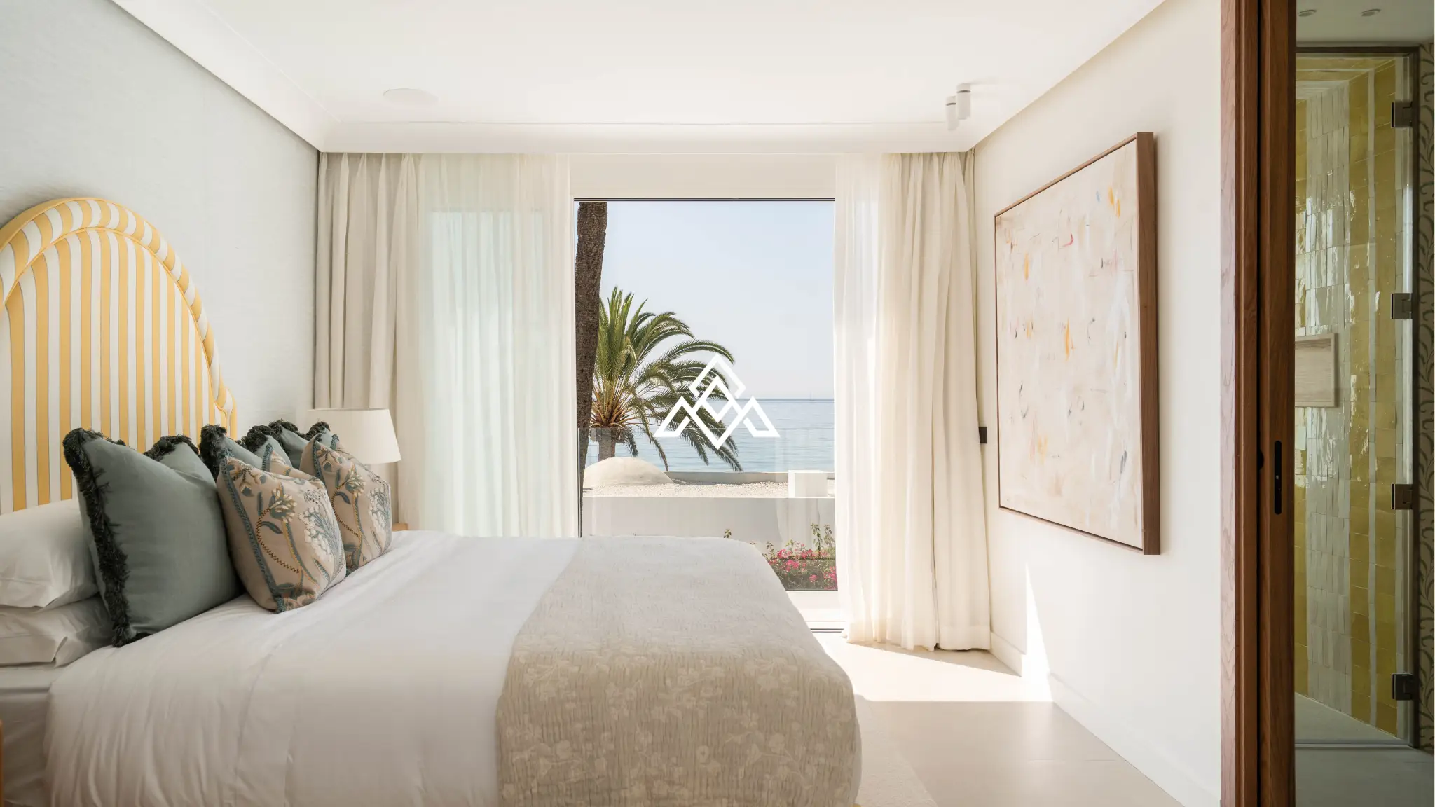 Exclusive Golden Mile Beach House in Marbella with private pool, sea views and direct beach access. Prime Spain real estate opportunity.