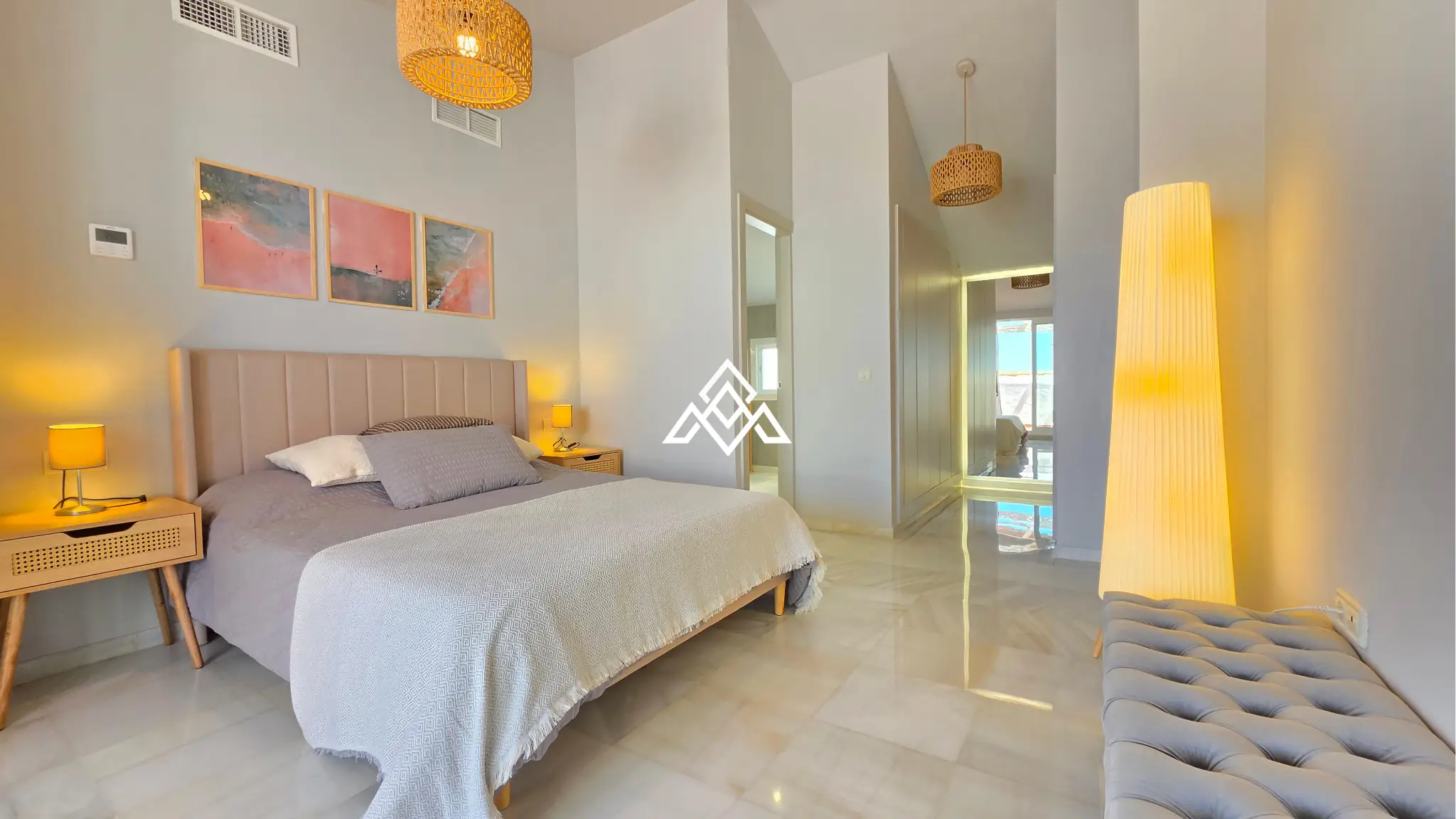 Beachfront townhouse Costalita with sea views and direct beach access in Estepona