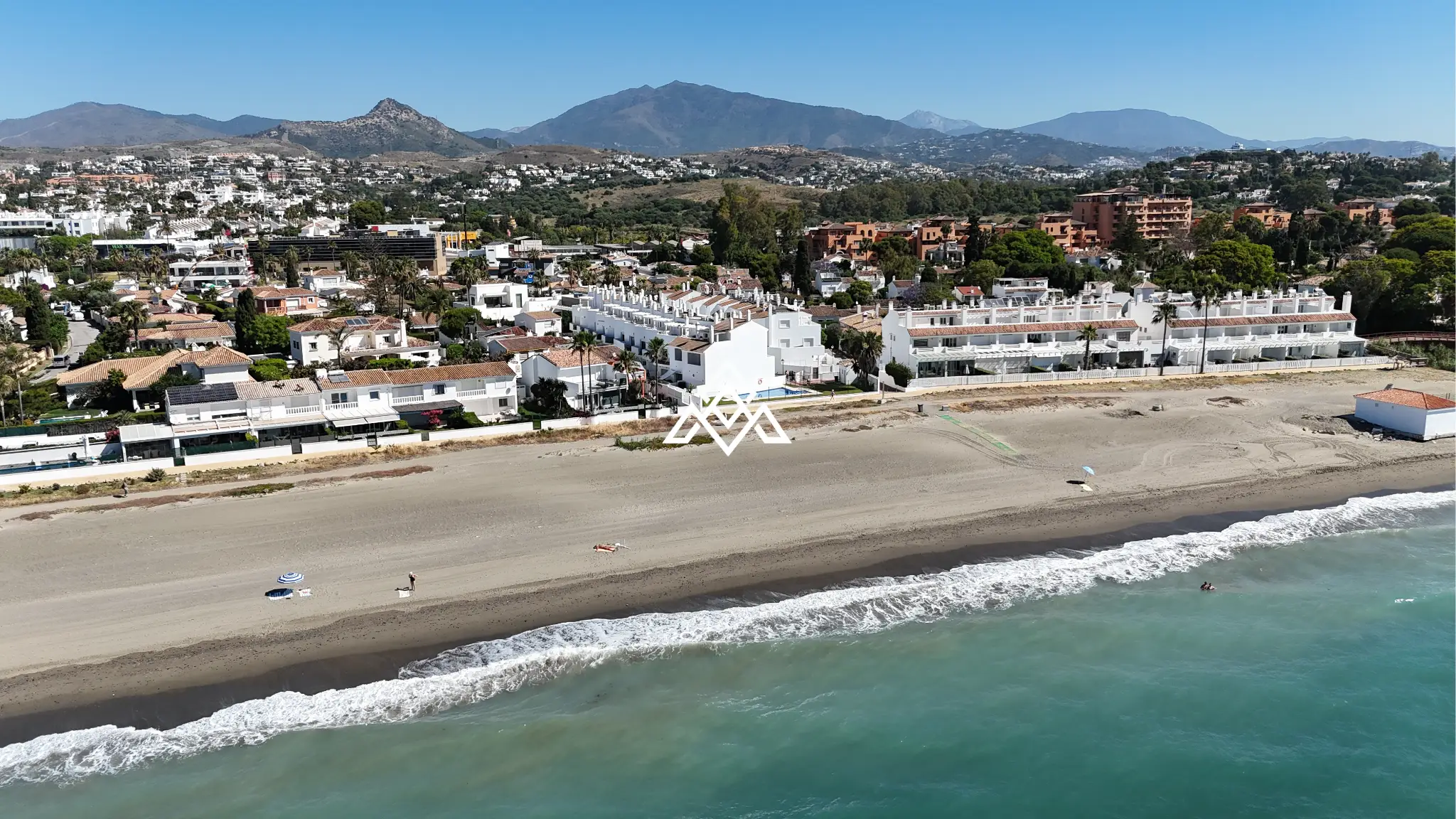 Beachfront townhouse Costalita with sea views and direct beach access in Estepona