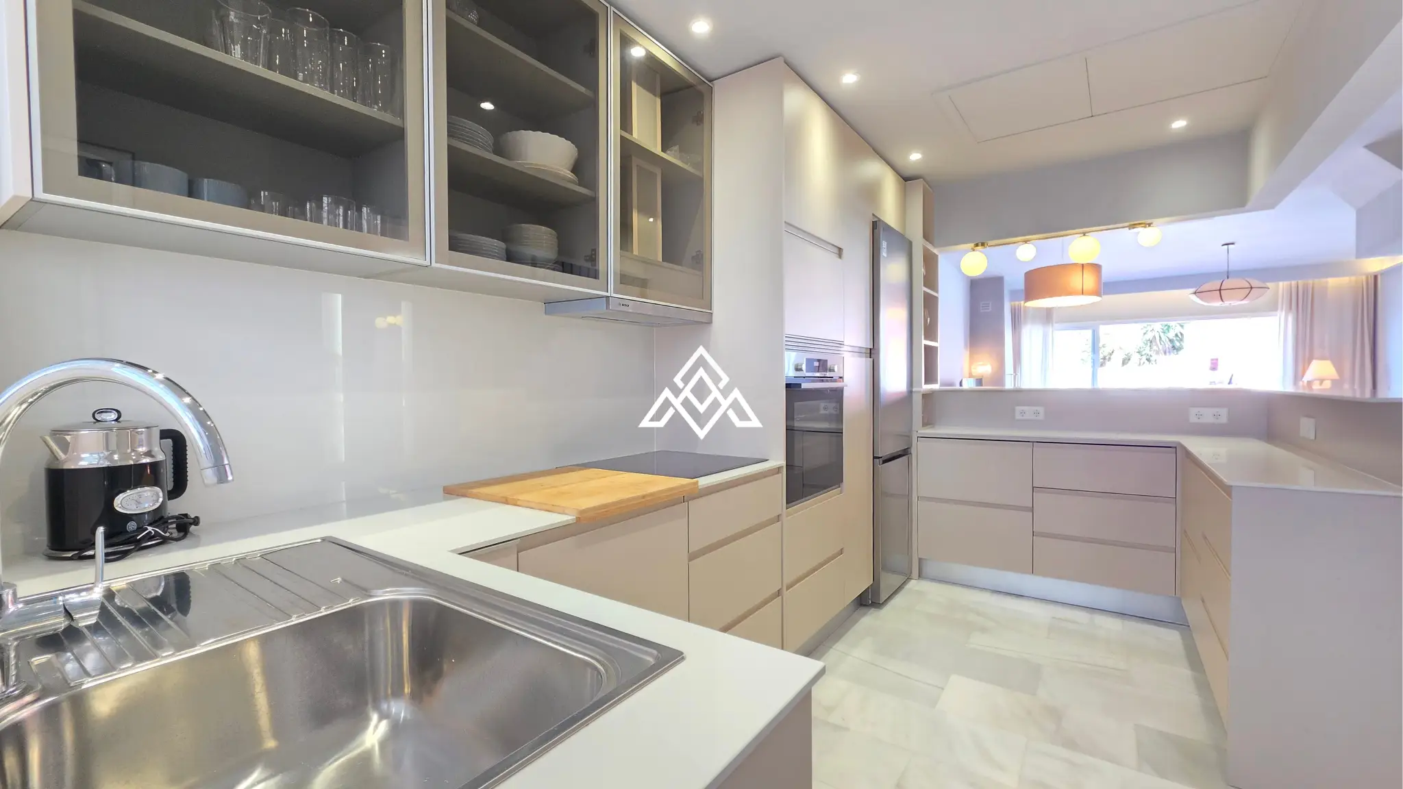 Beachfront townhouse Costalita with sea views and direct beach access in Estepona