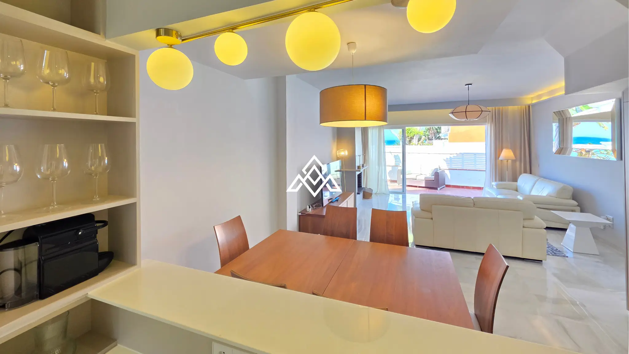 Beachfront townhouse Costalita with sea views and direct beach access in Estepona