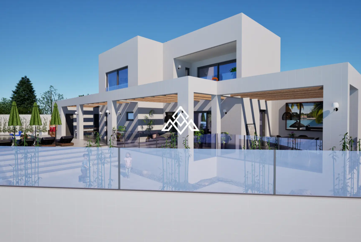 Exclusive Torreblanca Villa with approved project, building licence and panoramic sea views. Premium Spain villa for sale in Fuengirola.