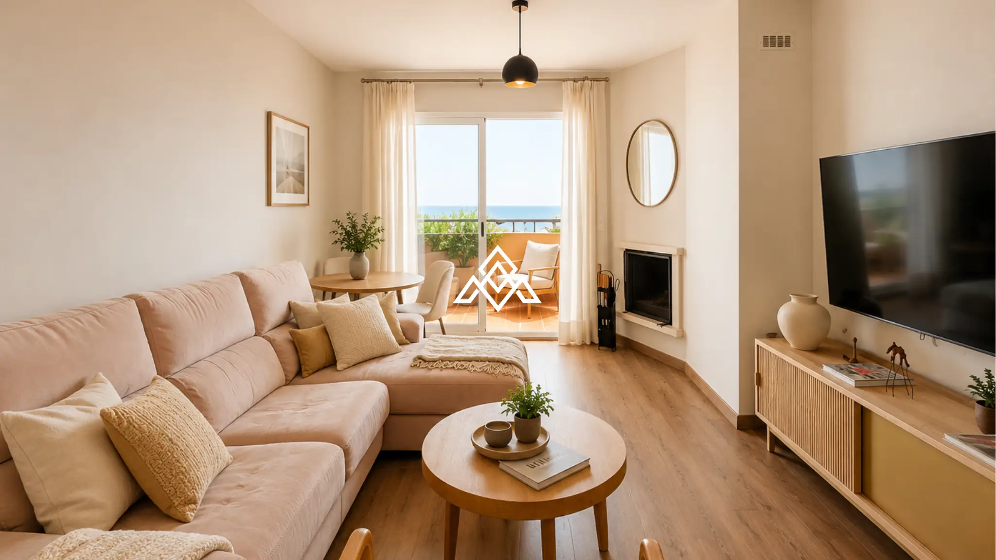 Stylish Riviera del Sol Apartment with panoramic sea views, 2 bedrooms, garage and storage. Prime Spain real estate opportunity.