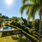 Luxury Benahavis Apartment with panoramic sea, golf and lake views, renovated interiors and terrace. Prime Spain real estate opportunity.