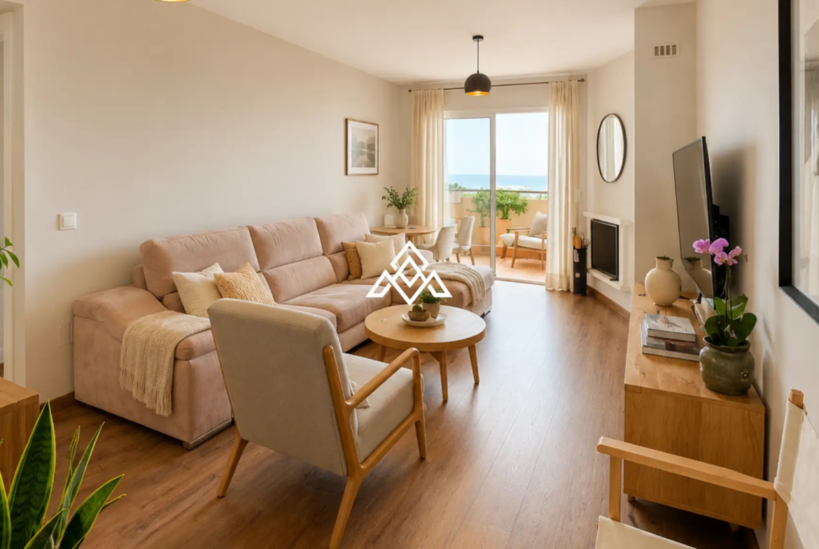 Stylish Riviera del Sol Apartment with panoramic sea views, 2 bedrooms, garage and storage. Prime Spain real estate opportunity.