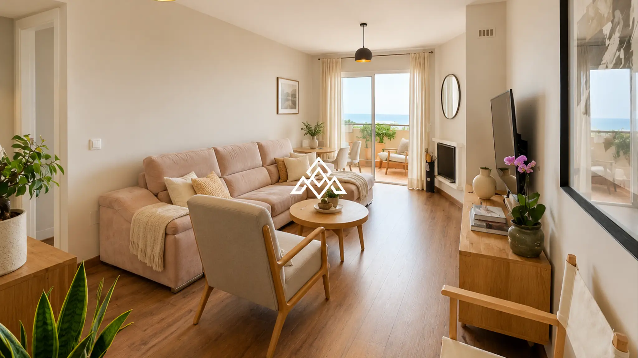 Stylish Riviera del Sol Apartment with panoramic sea views, 2 bedrooms, garage and storage. Prime Spain real estate opportunity.