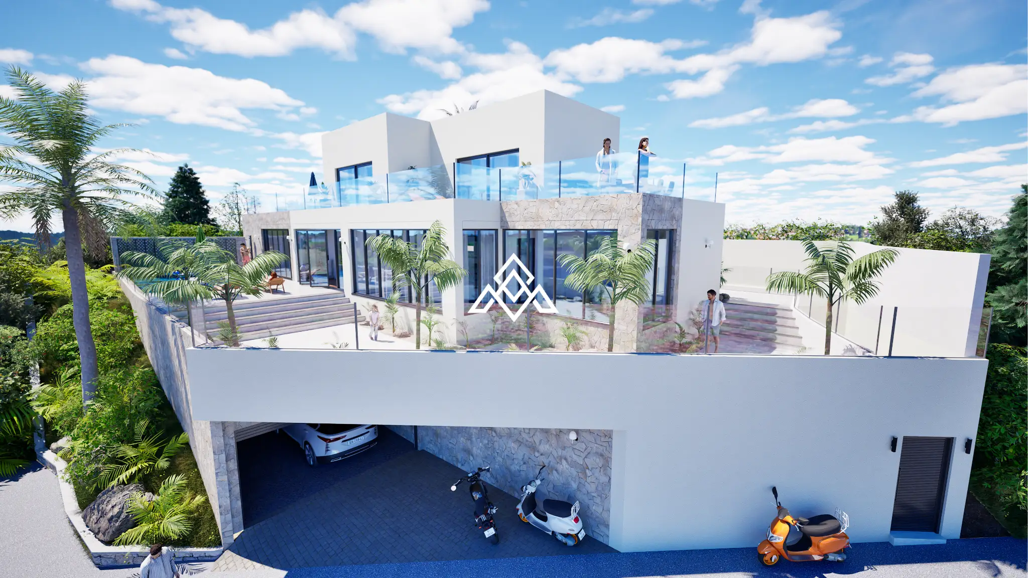 Exclusive Torreblanca Villa with approved project, building licence and panoramic sea views. Premium Spain villa for sale in Fuengirola.