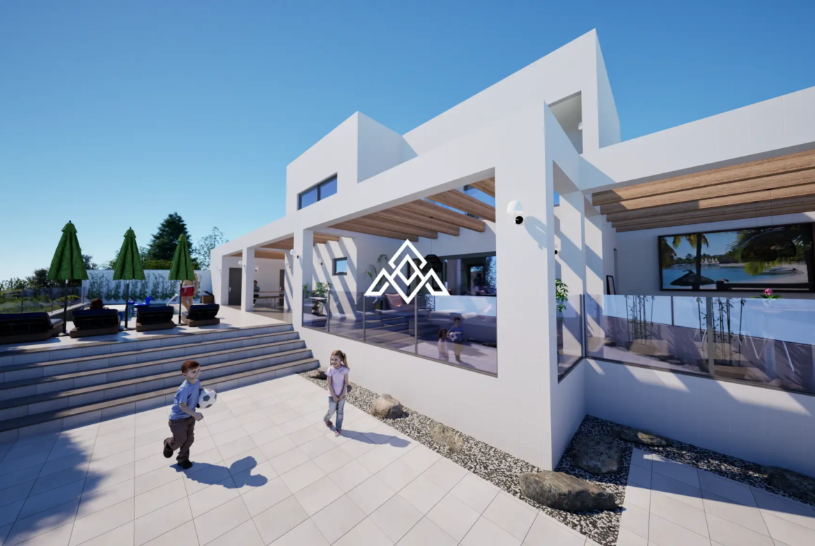 Exclusive Torreblanca Villa with approved project, building licence and panoramic sea views. Premium Spain villa for sale in Fuengirola.