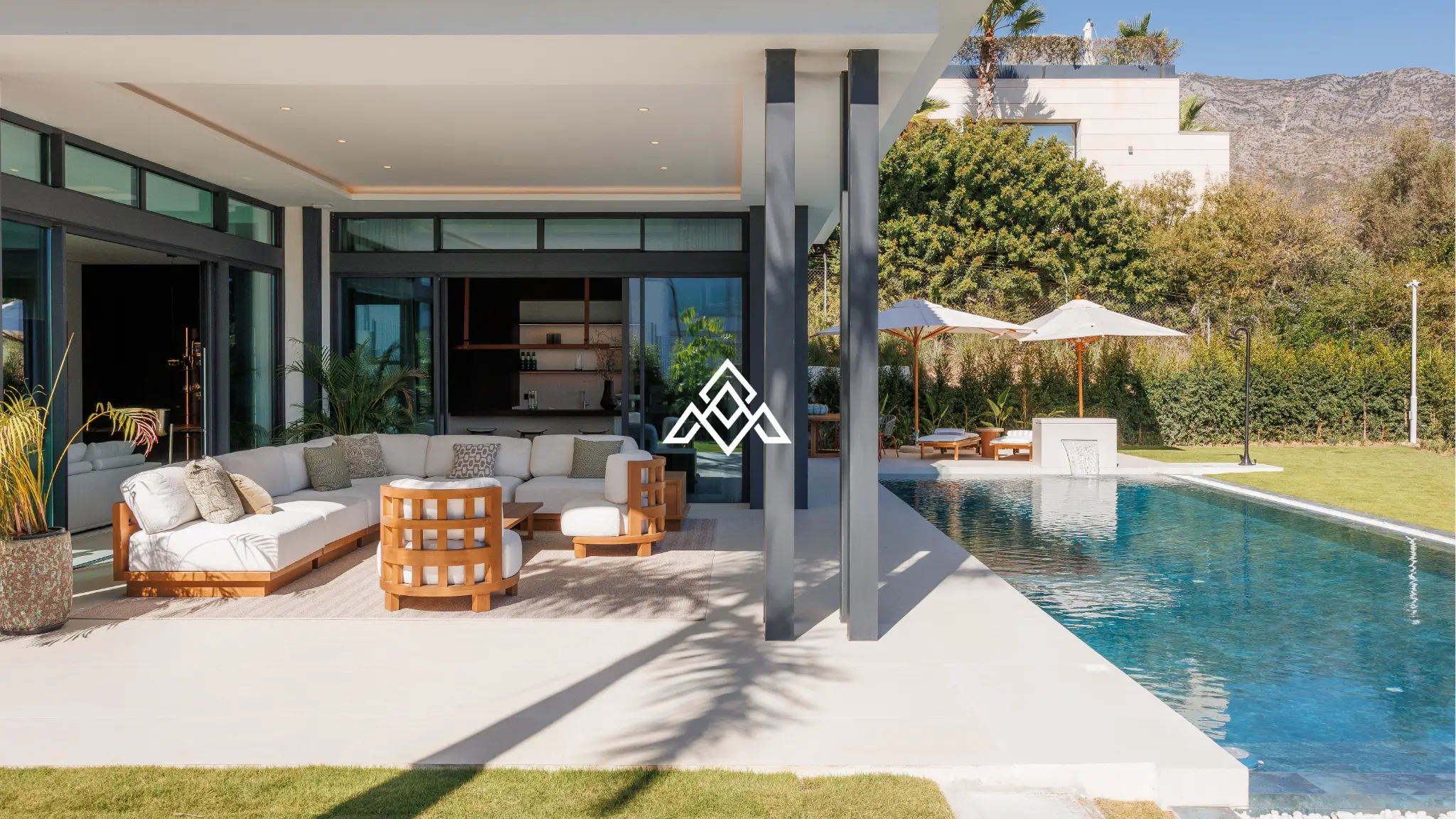 Exclusive Golden Mile Villa with private pool, designer finishes and premium amenities. Luxury Spain villa for sale in Marbella.