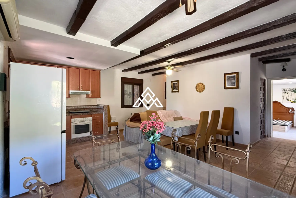 Charming Rustic Estate Monda with two independent homes, mountain views and 3,200 m² of land. Spain real estate investment near Málaga.
