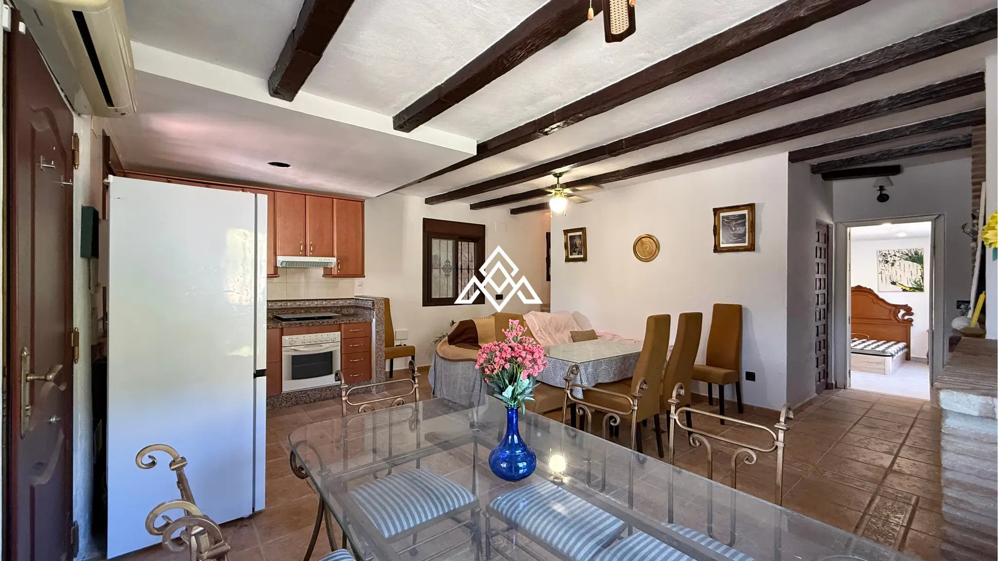 Charming Rustic Estate Monda with two independent homes, mountain views and 3,200 m² of land. Spain real estate investment near Málaga.