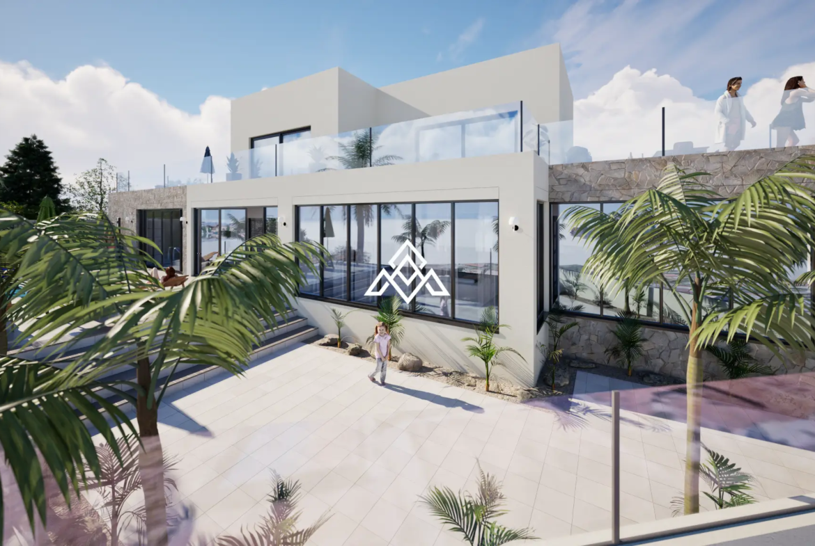 Exclusive Torreblanca Villa with approved project, building licence and panoramic sea views. Premium Spain villa for sale in Fuengirola.