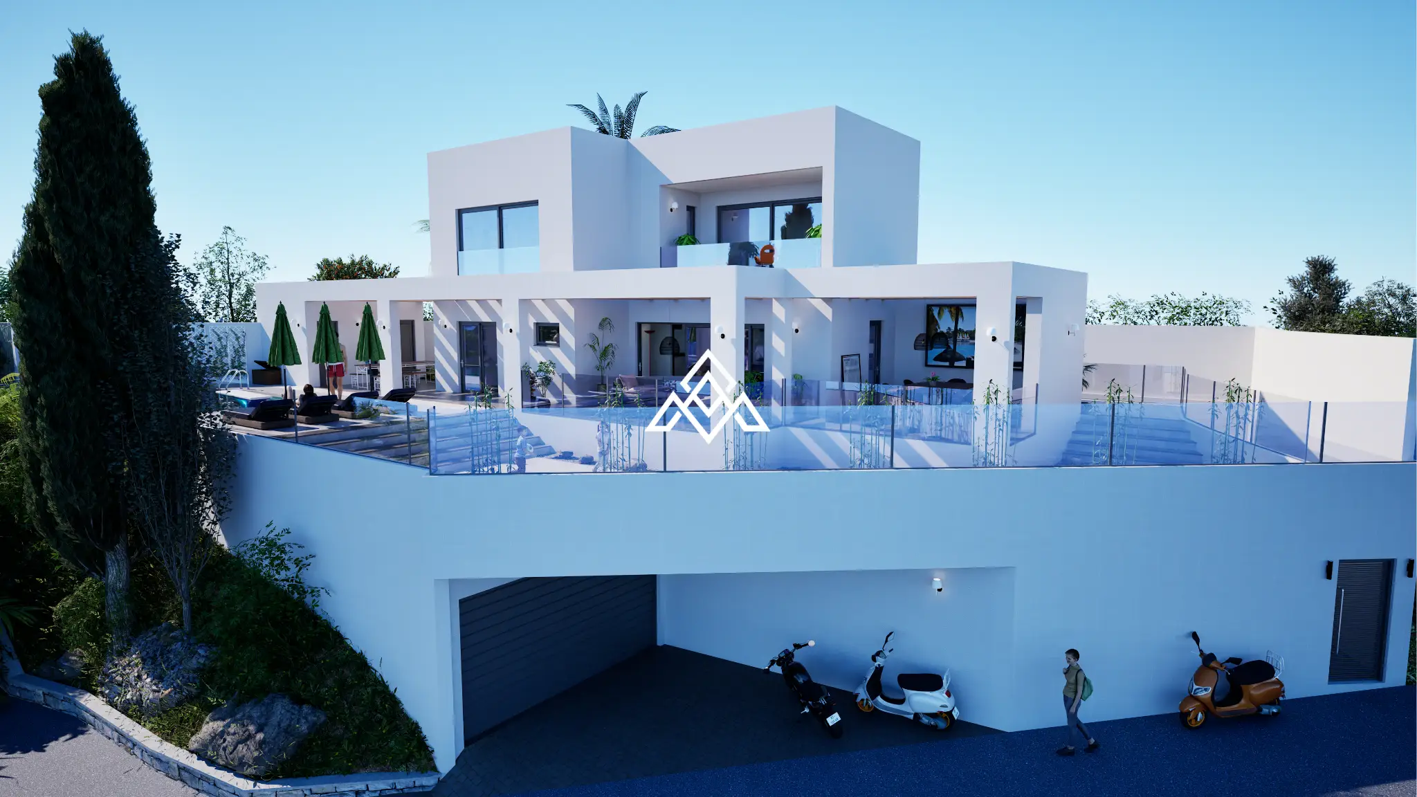 Exclusive Torreblanca Villa with approved project, building licence and panoramic sea views. Premium Spain villa for sale in Fuengirola.
