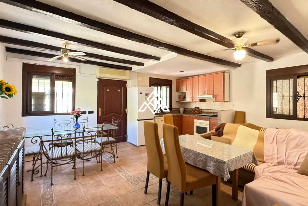 Charming Rustic Estate Monda with two independent homes, mountain views and 3,200 m² of land. Spain real estate investment near Málaga.