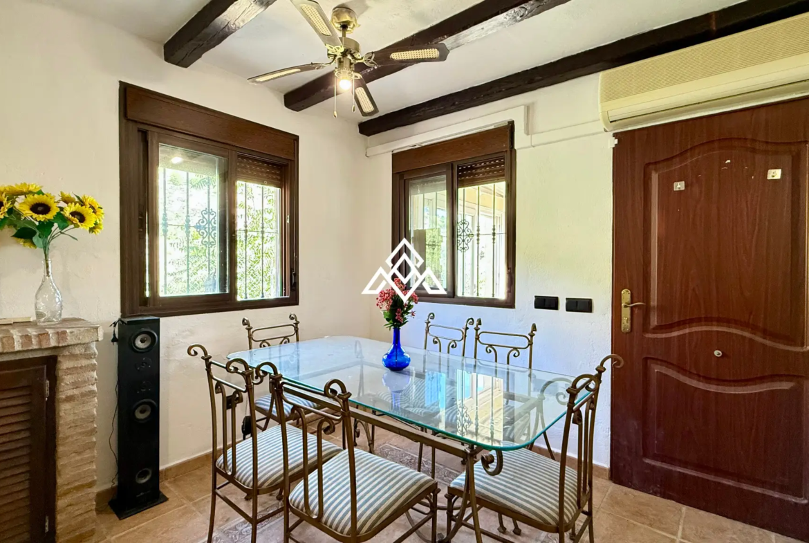 Charming Rustic Estate Monda with two independent homes, mountain views and 3,200 m² of land. Spain real estate investment near Málaga.