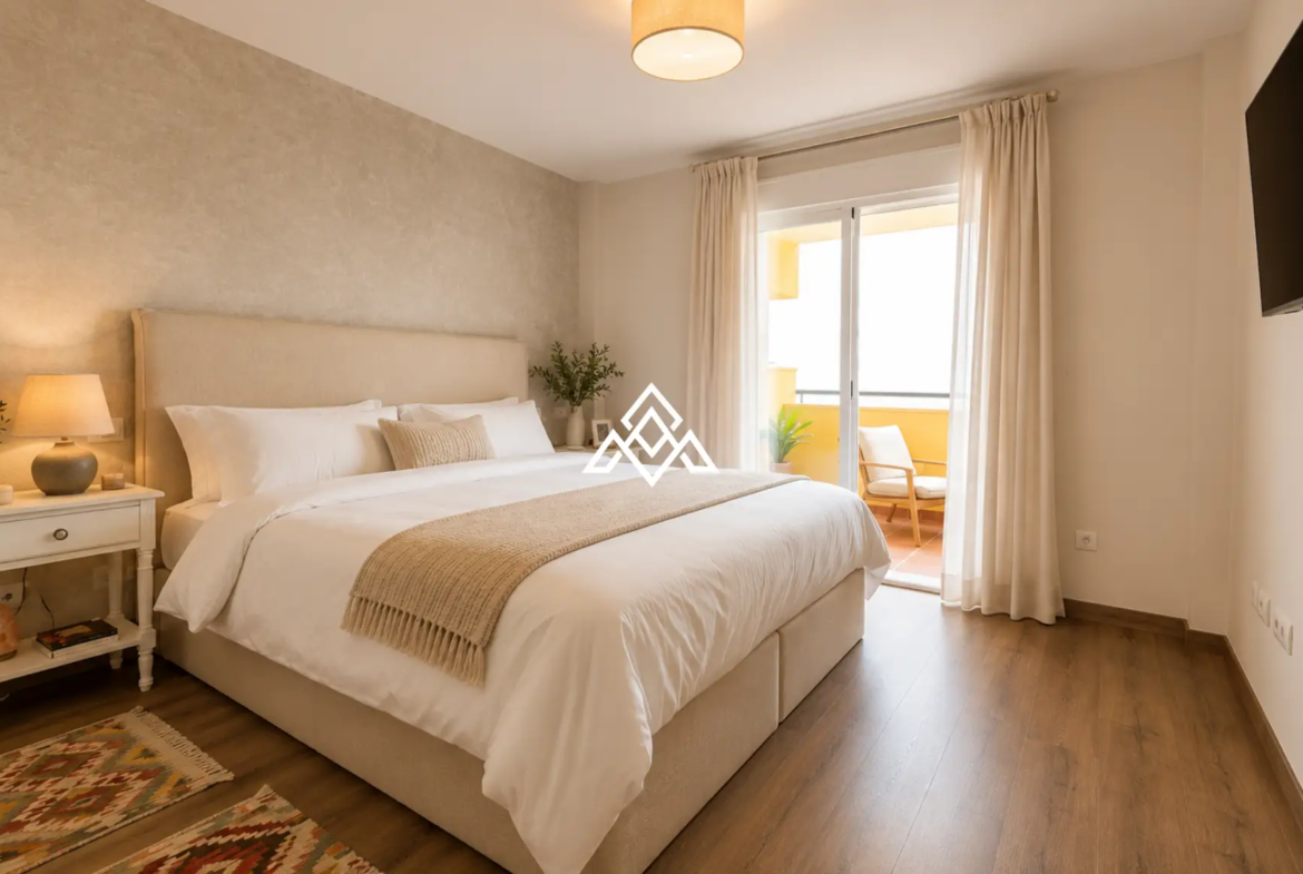 Stylish Riviera del Sol Apartment with panoramic sea views, 2 bedrooms, garage and storage. Prime Spain real estate opportunity.