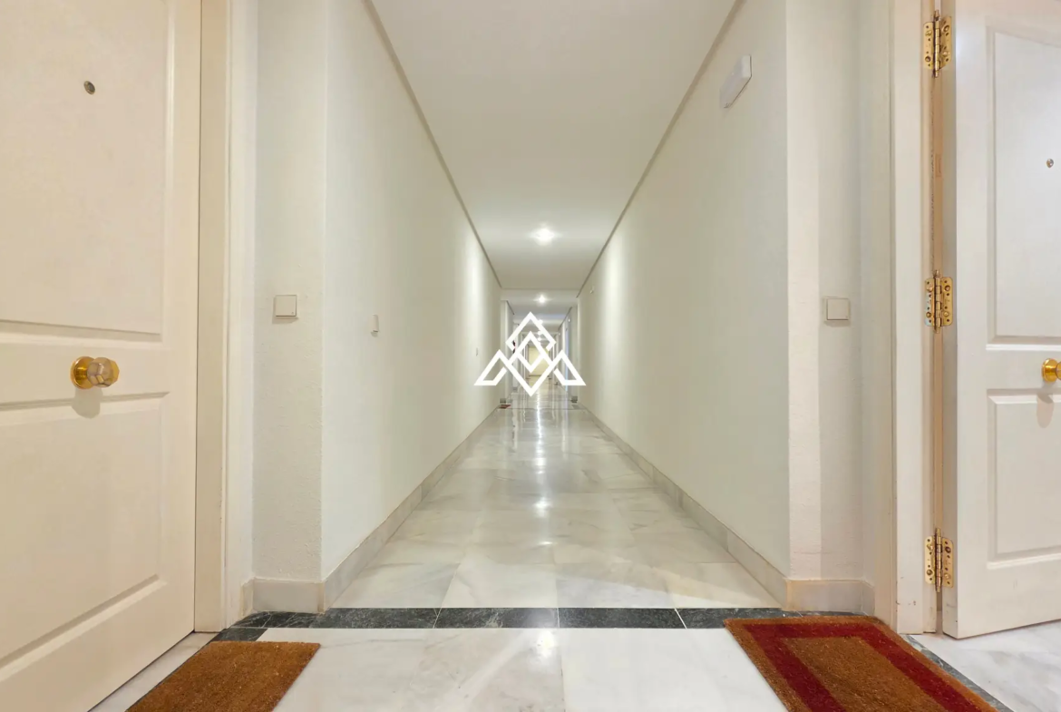 Exclusive Golden Mile Garden Apartment with private garden, terrace and 24h security. Prime Spain real estate in Marbella near the beach.