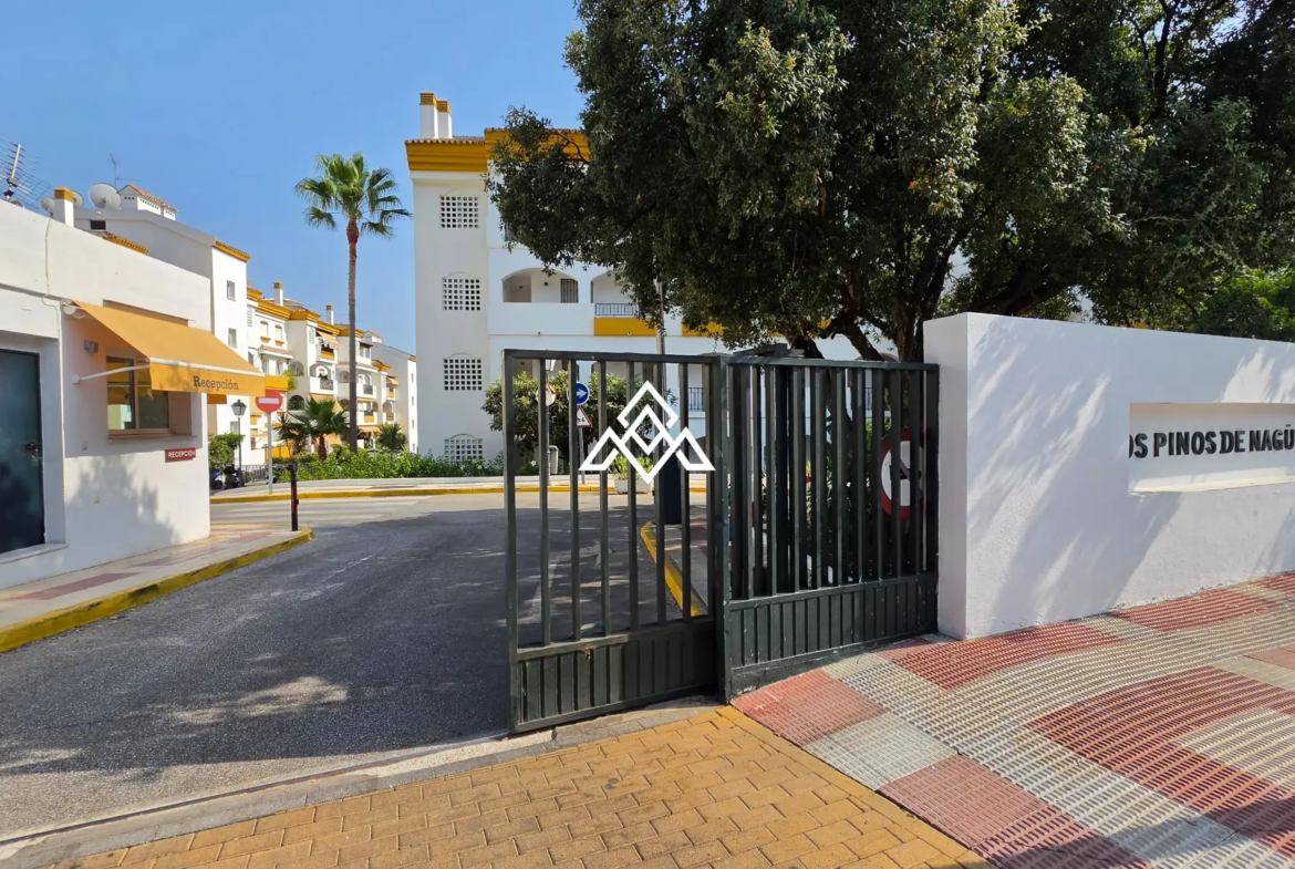 Exclusive Golden Mile Garden Apartment with private garden, terrace and 24h security. Prime Spain real estate in Marbella near the beach.