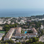 Exclusive Golden Mile Garden Apartment with private garden, terrace and 24h security. Prime Spain real estate in Marbella near the beach.