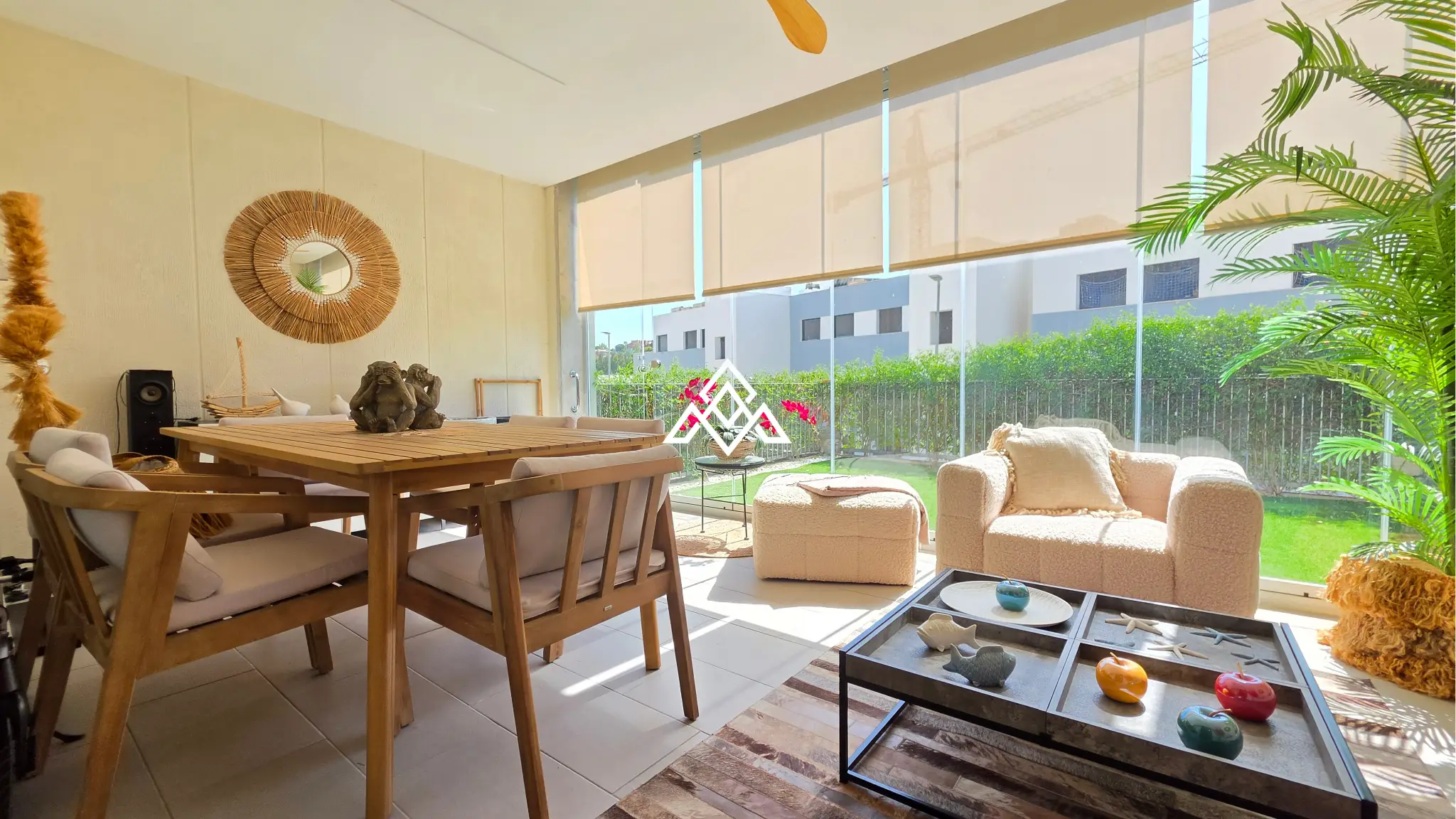Estepona Garden Apartment with private garden, terrace, garage and valid tourist licence. Ideal investment property in Spain.
