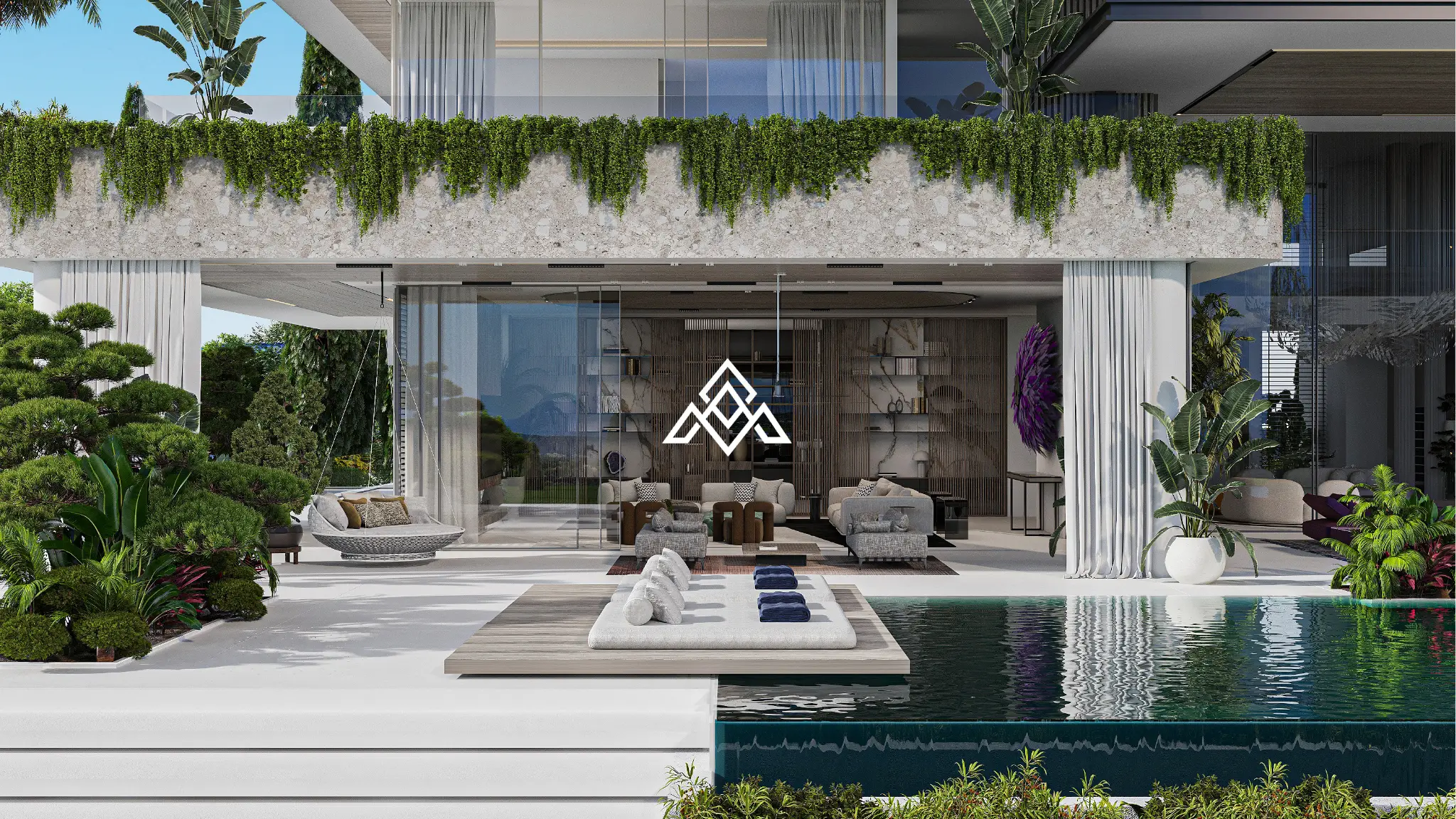MPA-0124 Hacienda de Las Chapas plot for sale in Marbella with panoramic sea views, 4,000 m² of land and a villa project awaiting a building licence.