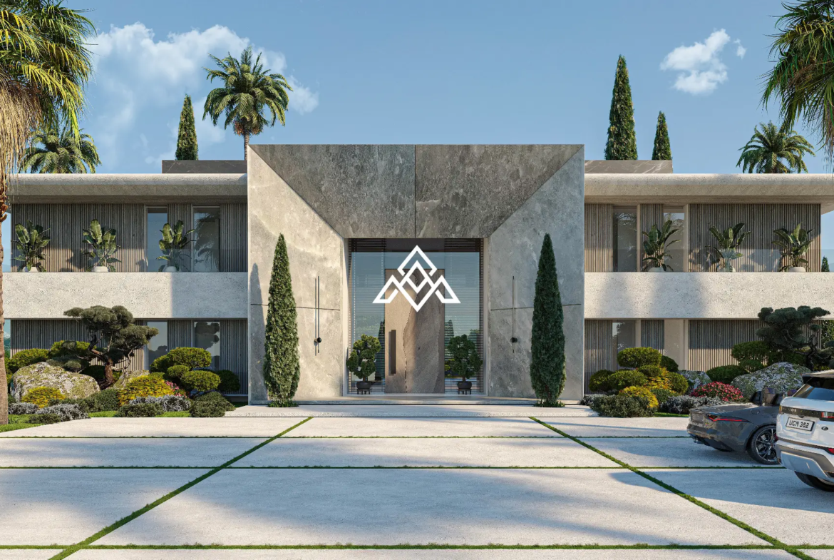 Hacienda de Las Chapas plot for sale in Marbella with panoramic sea views, 4,000 m² of land and a villa project awaiting a building licence.