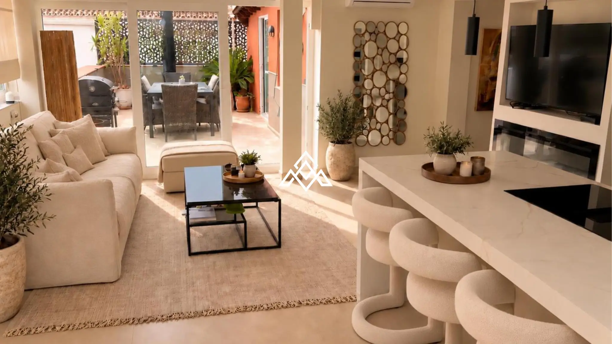 MPA-0135 Riviera del Sol Penthouse with 60 m² terrace and golf course views in Mijas Costa