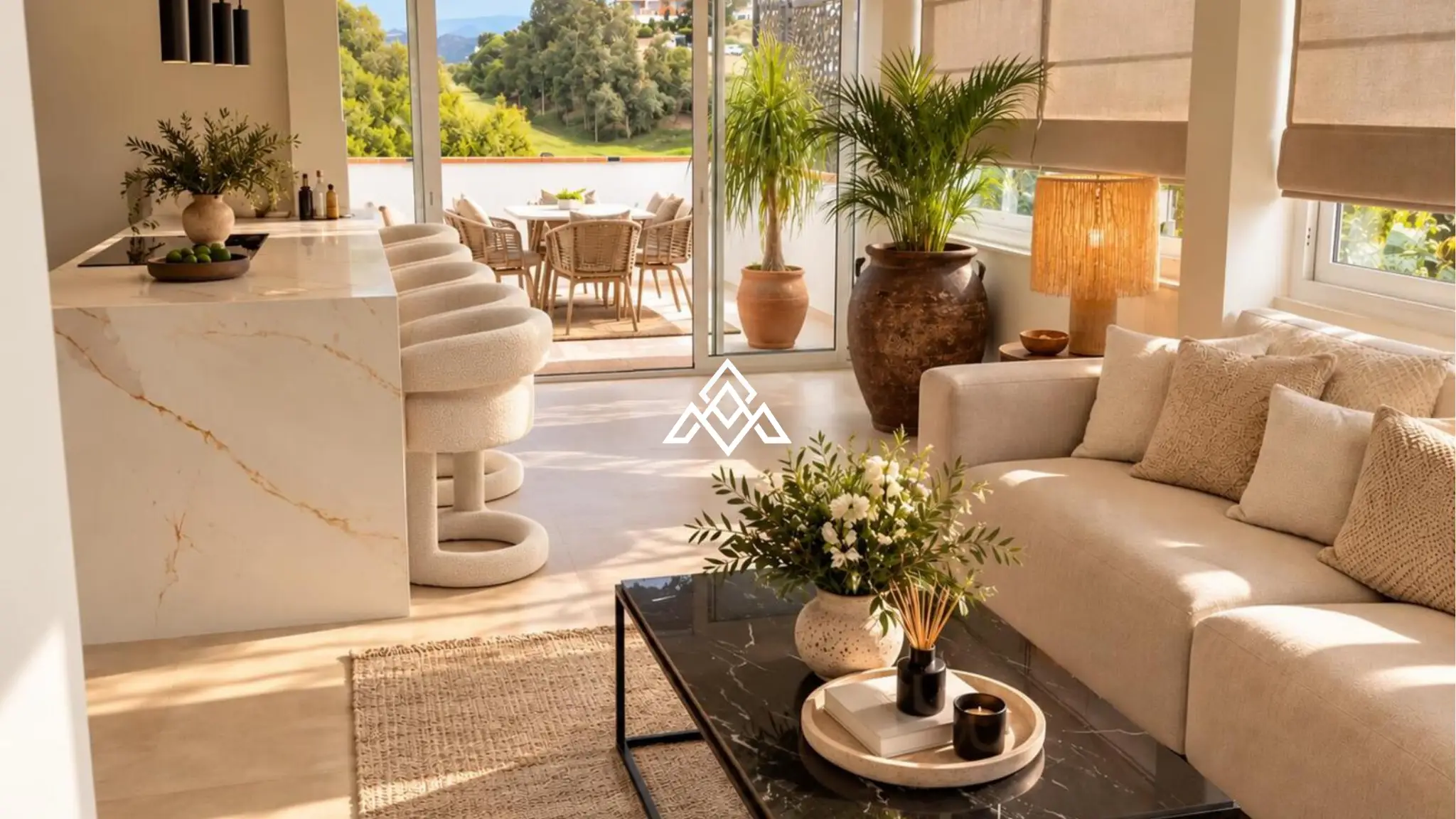 MPA-0135 Riviera del Sol Penthouse with 60 m² terrace and golf course views in Mijas Costa