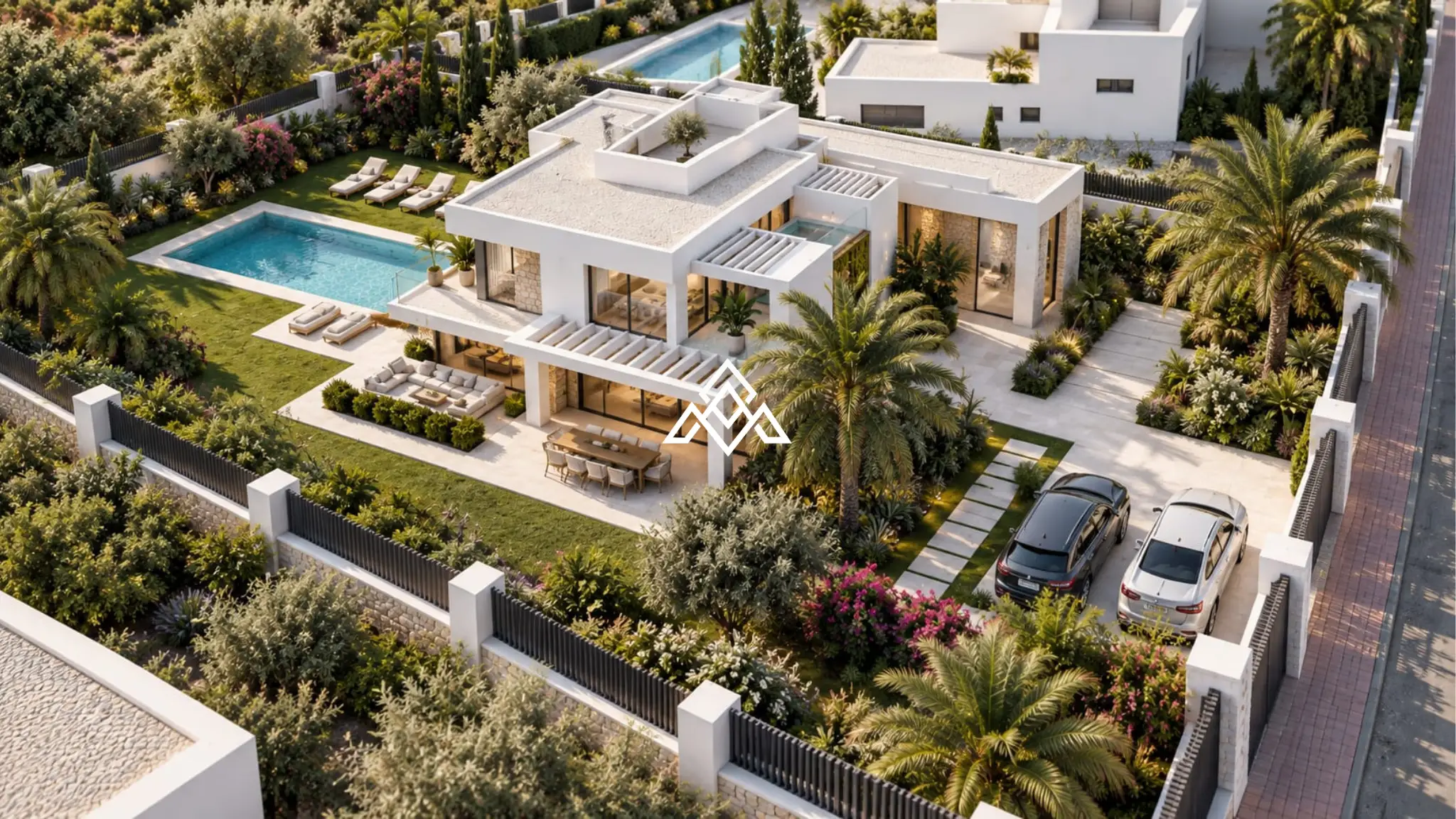 Valle Romano plot in Estepona with preliminary villa project and golf views